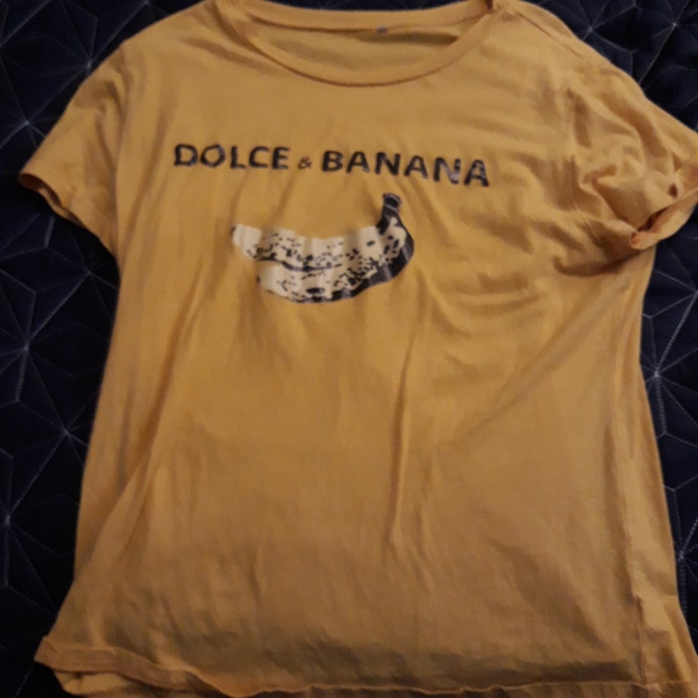 Yellow banana shirt